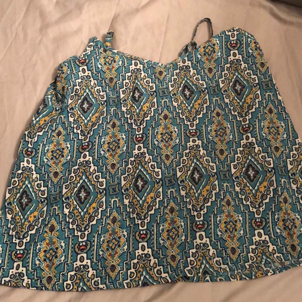 Silk tank top